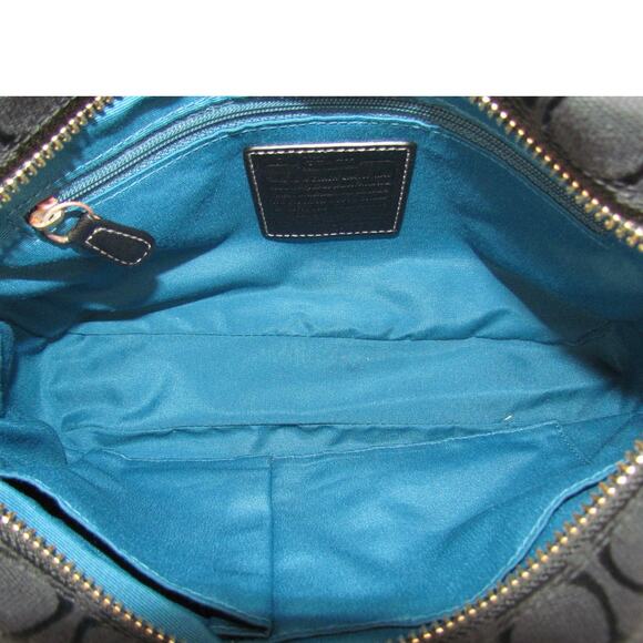 Authentic Coach Vintage  Black Signature Bag - Picture 8 of 10